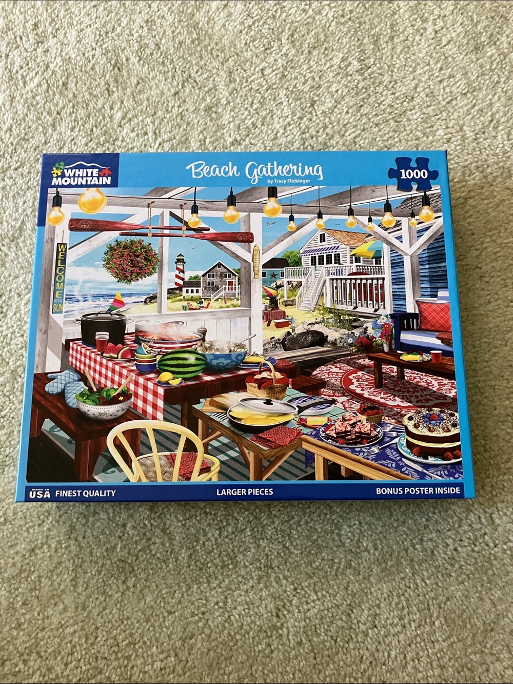 White Mountain Beach Gathering Puzzle